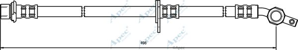 APEC BRAKING Тормозной шланг HOS3116